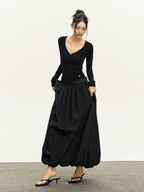 Vintage Long Tulip Skirt Tutu