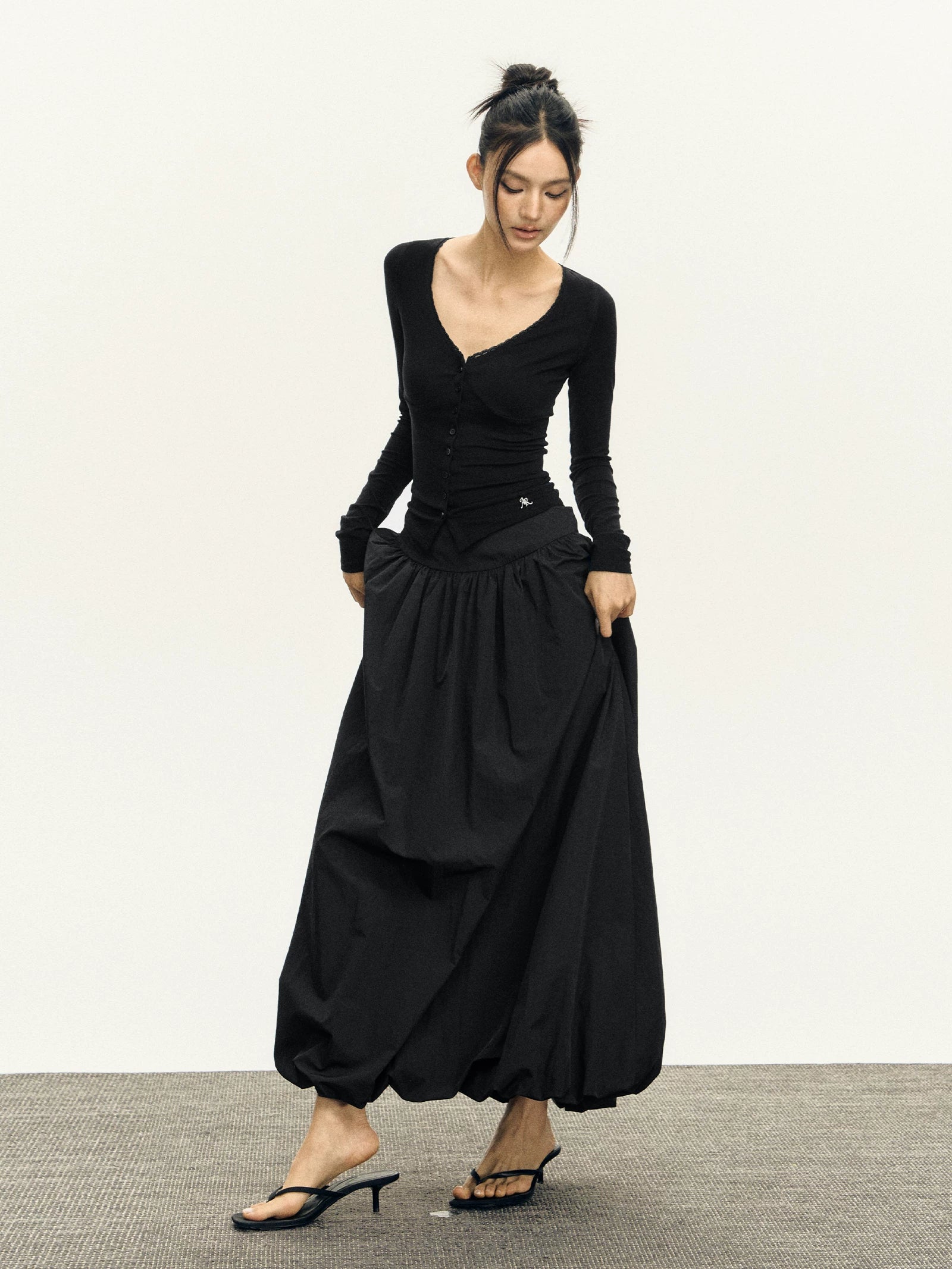 Vintage Long Tulip Skirt Tutu