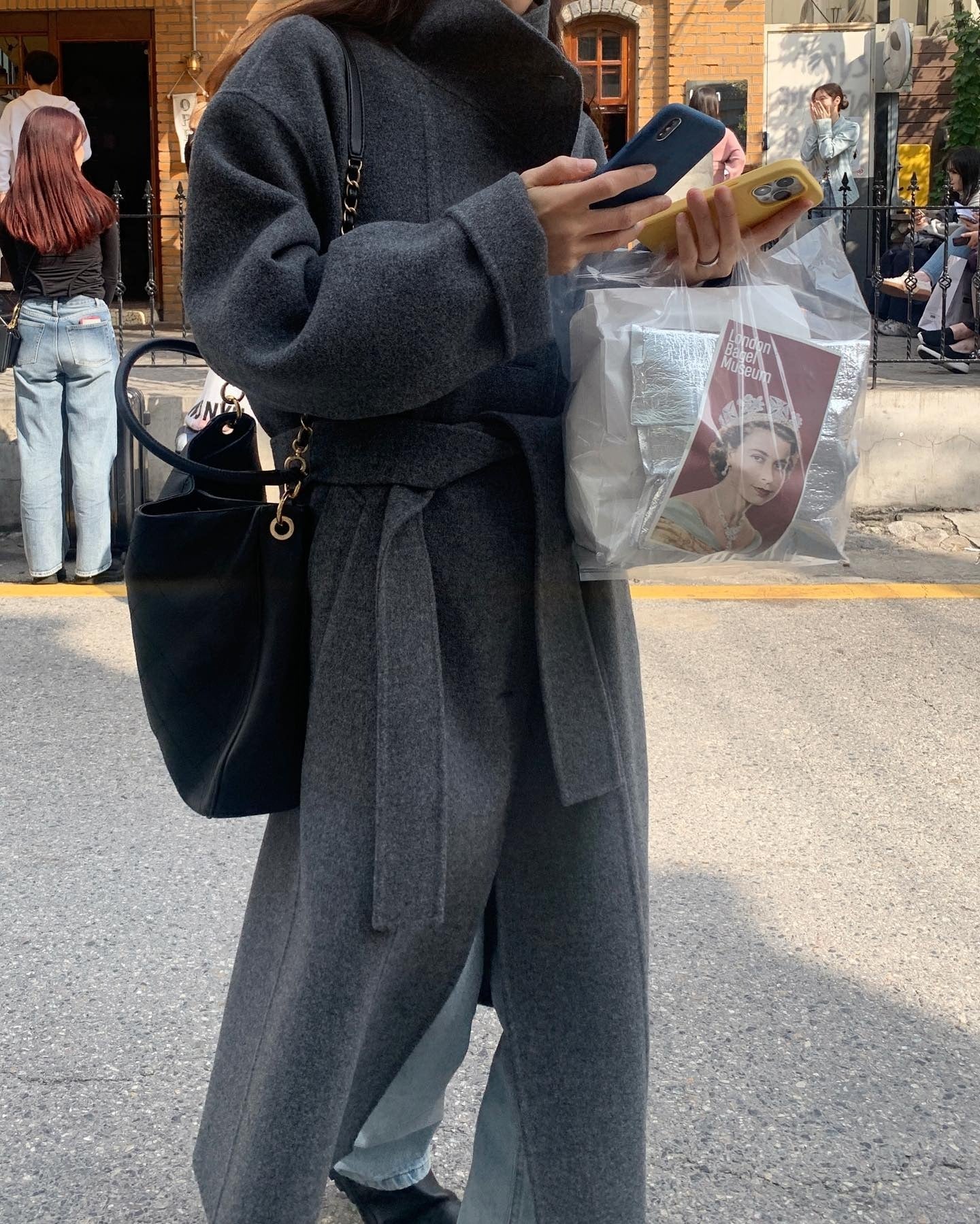 Retro Stand-up Collar Single-breasted Lace-up Woolen Coat - PAINEVIDA