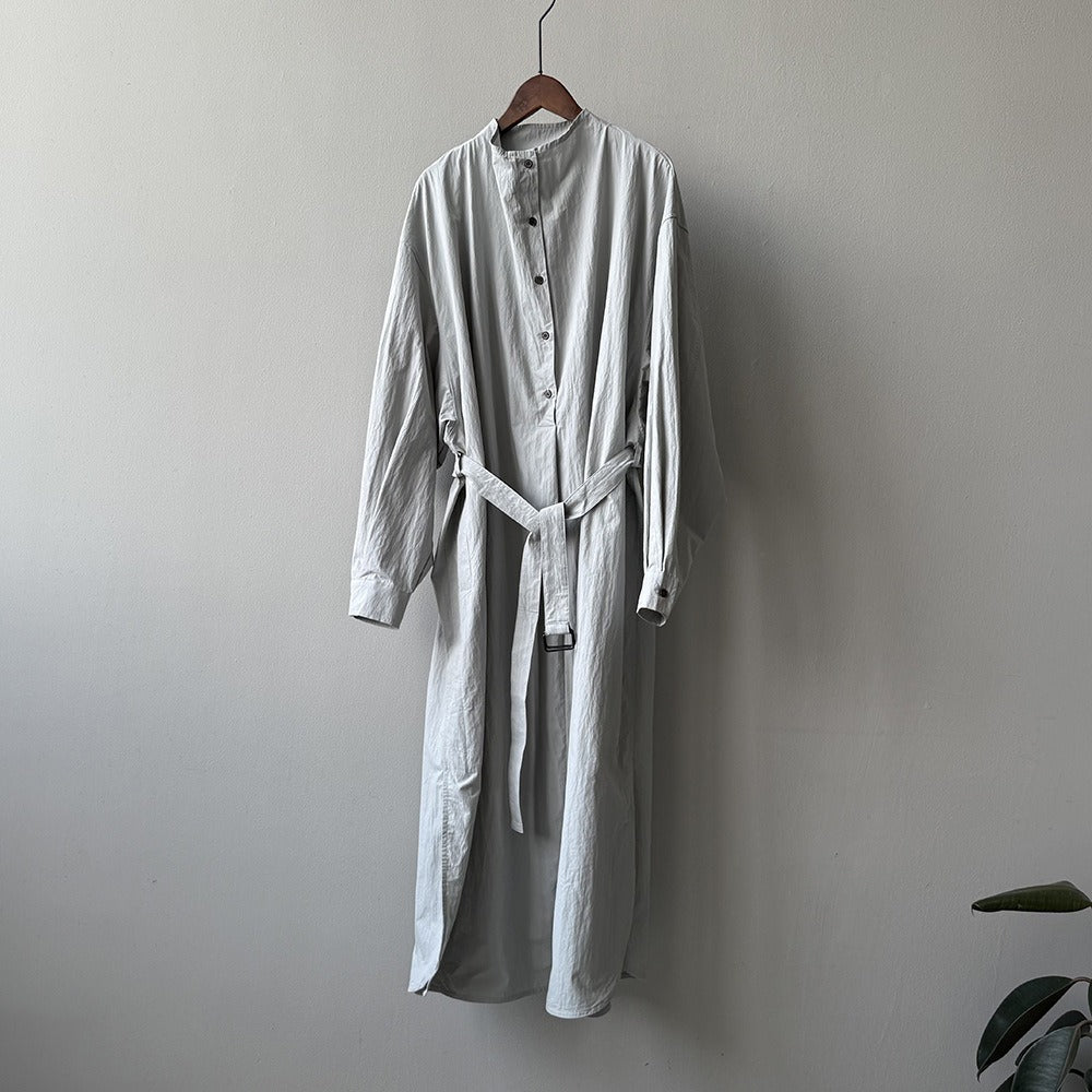 French Vintage Cotton Shirt Dress