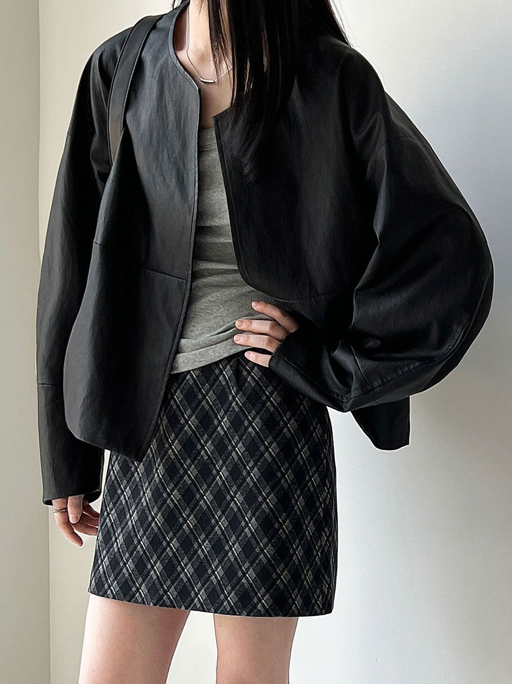 Loose Cool Casual Flight Leather Jacket