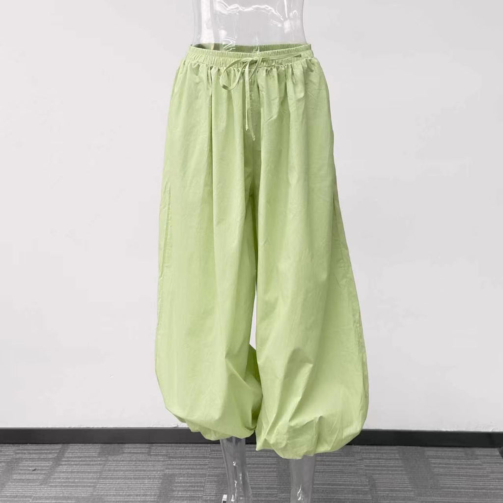 Loose-fitting Pure cotton Lantern Pants