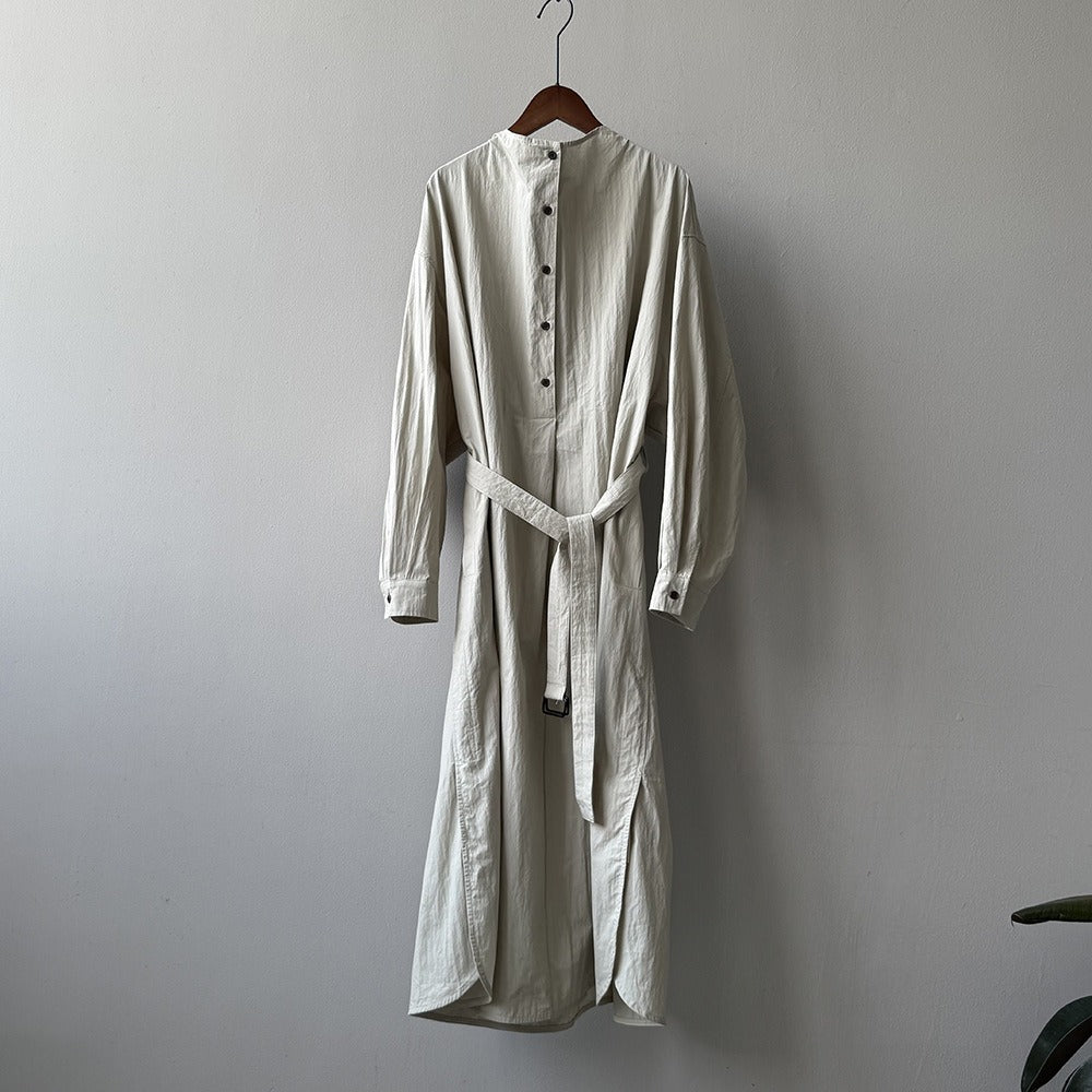 French Vintage Cotton Shirt Dress