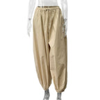 Loose-fitting Pure cotton Lantern Pants