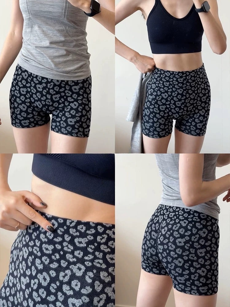 High Elastic Tight Leopard Print Yoga Pants