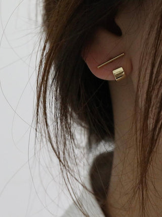 Minimalist Choker Design Simple Earrings by painevida