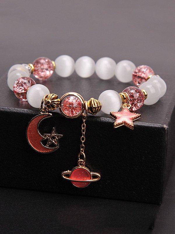 Original Alloy Star&Moon&Planet Beads Bracelet by painevida