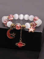 Original Alloy Star&Moon&Planet Beads Bracelet by painevida