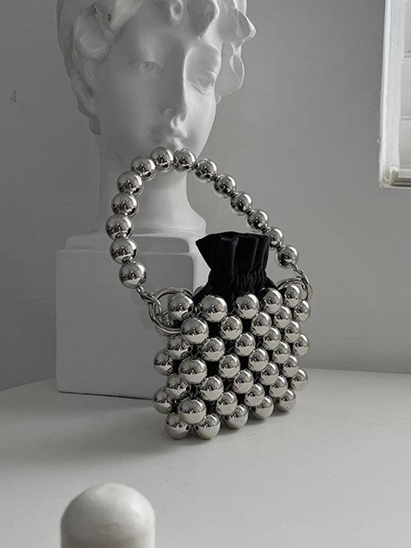 Original Stylish Beads Handmade Bag by painevida