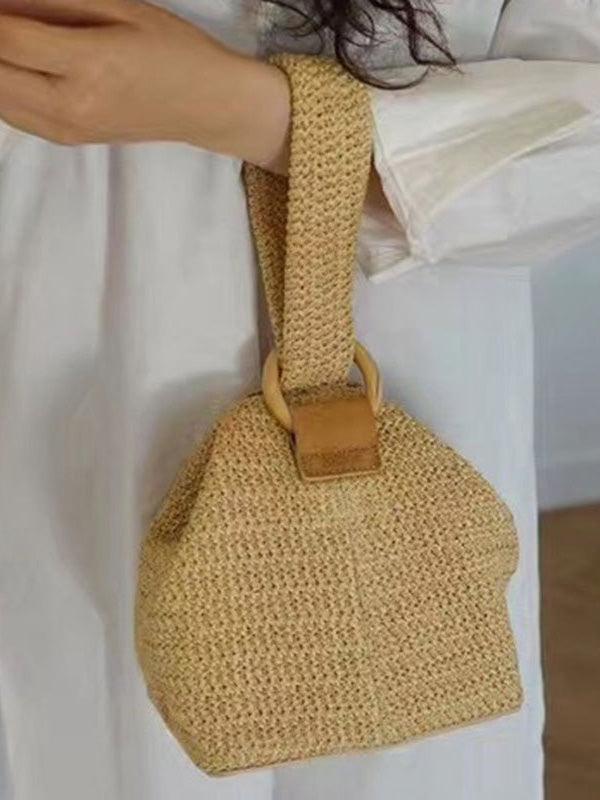 Casual Simple Weave Handbag by painevida