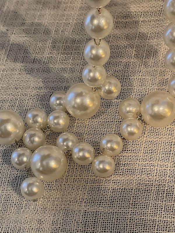 Original Stylish Statement Beads Necklace by painevida