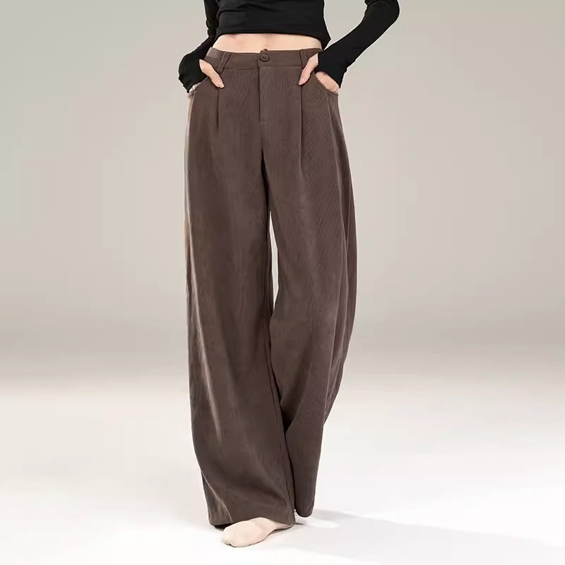 Dance Attire  Adult Body Shaping  Wide-leg Activewear Pants.