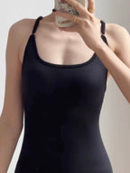 High Waist Hip Lift Sports Fitness Jumpsuit