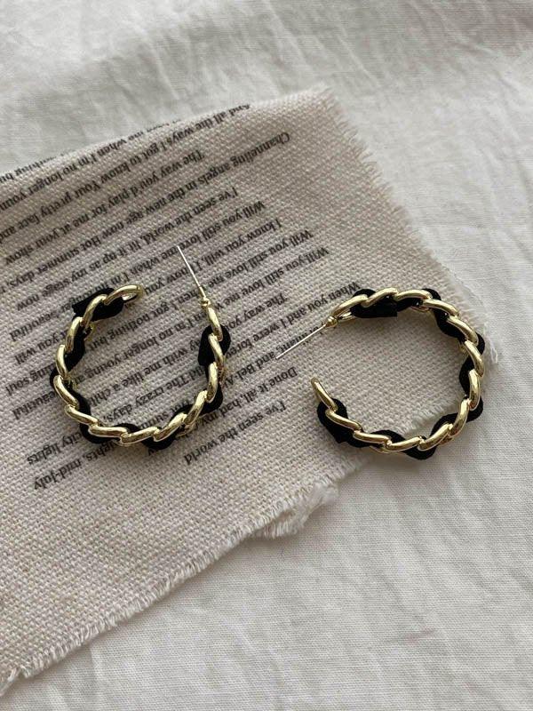 Original Geometry Circular Earrings Accessories by painevida