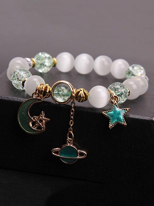 Original Alloy Star&Moon&Planet Beads Bracelet by painevida