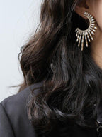 Original Contrast Color Zircon Earrings Accessories by painevida