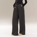 Dance Attire  Adult Body Shaping  Wide-leg Activewear Pants.